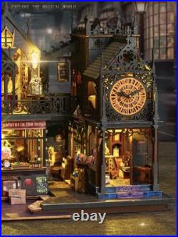 Magic DIY Miniature House Kit, Wooden Magic Shop Dolls House FREE SHIPPING