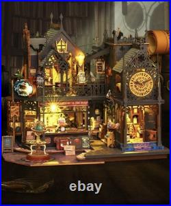 Magic DIY Miniature House Kit, Wooden Magic Shop Dolls House FREE SHIPPING
