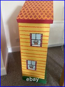 Maisy Mouse Dolls House Book Case Huge Shelf Sold Unit Colourful Wooden Classic