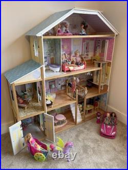 Majestic Mansion Wooden Dolls House with Furniture and Accessories + Extras