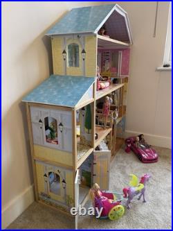 Majestic Mansion Wooden Dolls House with Furniture and Accessories + Extras