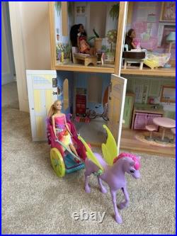 Majestic Mansion Wooden Dolls House with Furniture and Accessories + Extras