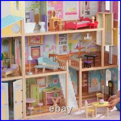 Majestic Mansion Wooden Dolls House with Furniture and Accessories Included