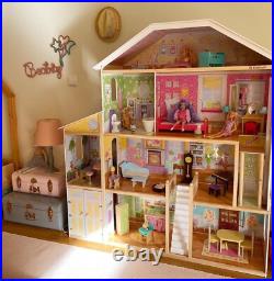 Majestic Mansion Wooden Dolls House with Furniture and Accessories Included
