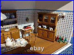 Mini Mundus Nostalgia Dolls Kitchen Box M. Plexiglas Window, Accessories Grandmas Kitchen