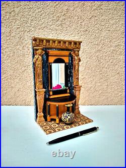 Miniature 112 scale mirror console Biedermeier Empire dollhouse OOAK