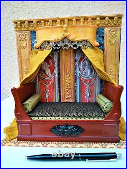 Miniature 112 scale sofa Biedermeier Empire dollhouse OOAK