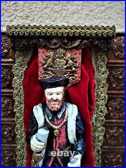 Miniature 1/12 Tudor King Emperor Dollhouse in the Middle Ages OOAK Unique
