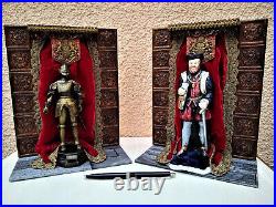 Miniature 1/12 Tudor King Emperor Dollhouse in the Middle Ages OOAK Unique