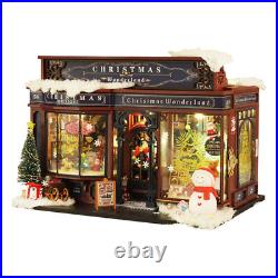 Miniature Christmas Houses Tiny House Kit Christmas House Wooden Doll House