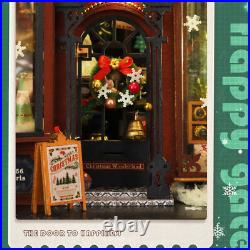 Miniature Christmas Houses Tiny House Kit Christmas House Wooden Doll House Miniature Christmas Houses Tiny House Kit Christmas House Wooden Doll House