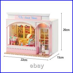 Miniature Dollhouse Furniture Kits Wooden Doll House Accessories Holiday Gifts