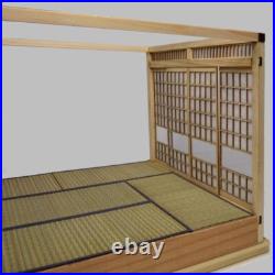 Miniature Kit Japanese style Room SET of 3 Doll House Handmade Wooden 1/12