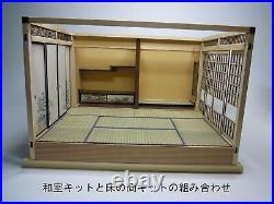 Miniature Kit Wooden Japanese style Room SET of 3 Doll House Handmade 1/12 JP