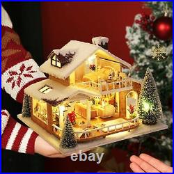 Miniature Wooden Doll House DIY Mini Wooden Doll House