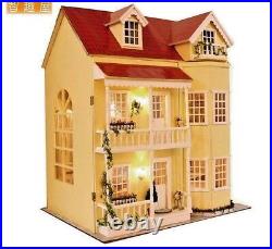 Miniature Wooden HAndmade DIy Doll House Furniture Kit Children Toys Gift