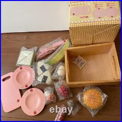 Mother Garden Wooden Toy Play House Lunch Box Set Pucnic New from Japan