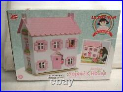 NEW Le Toy Van Daisy Lane Sophie's House Victorian Pink Wooden Doll House