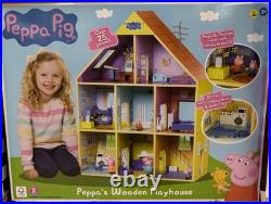 NEW Peppa Pig Wooden Playhouse Perfect Christmas Gift Black Friday Deal