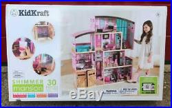 NEW Shimmer Mansion Dollhouse Wooden Dolls House Barbie Size Over 5 Foot Tall