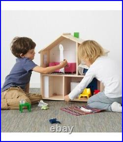 New FLISAT Wooden Toy Doll Play house/wall shelf Brand IKEA