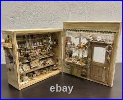 Nostalgic 3D Hinged Shop, Traditional Herb Shop Handmade Nostalgic 3D Hinged Shop, Traditional Herb Shop Handmade