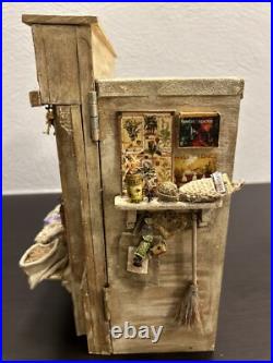 Nostalgic 3D Hinged Shop, Traditional Herb Shop Handmade Nostalgic 3D Hinged Shop, Traditional Herb Shop Handmade