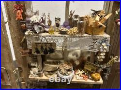 Nostalgic 3D Hinged Shop, Traditional Herb Shop Handmade Nostalgic 3D Hinged Shop, Traditional Herb Shop Handmade