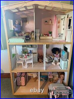 OUR GENERATION Sweet Home 3-Story Dollhouse Playset, Wooden, Very good condition