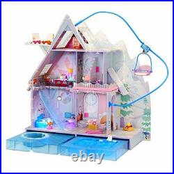 O. M. G. Winter Chill Cabin Wooden Doll House with 95+ Surprises, Hot Tub and Rea