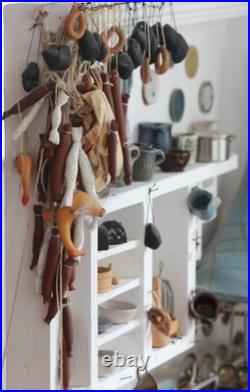 Old DOLLS HOUSE doll's kitchen SMOKER KITCHEN extensive accessories Bodo Hennig Old DOLLS HOUSE doll's kitchen SMOKER KITCHEN extensive accessories Bodo Hennig