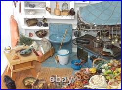 Old DOLLS HOUSE doll's kitchen SMOKER KITCHEN extensive accessories Bodo Hennig Old DOLLS HOUSE doll's kitchen SMOKER KITCHEN extensive accessories Bodo Hennig