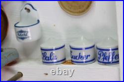 Old DOLLS HOUSE doll's kitchen SMOKER KITCHEN extensive accessories Bodo Hennig Old DOLLS HOUSE doll's kitchen SMOKER KITCHEN extensive accessories Bodo Hennig