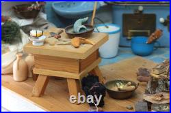 Old DOLLS HOUSE doll's kitchen SMOKER KITCHEN extensive accessories Bodo Hennig Old DOLLS HOUSE doll's kitchen SMOKER KITCHEN extensive accessories Bodo Hennig