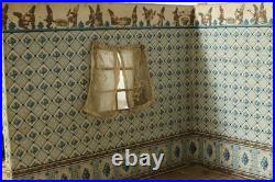 Old dollhouse housing doll's kitchen Wilhelminian period 1900 dollhouse 56 x 42 cm dwarfs