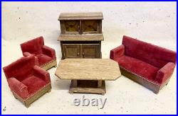 Old living room / buffet / dollhouse / Gründerzeit
