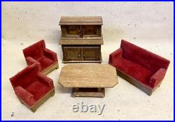 Old living room / buffet / dollhouse / Wilhelminian period