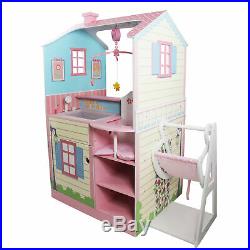 Olivia's Little World Childrens Wooden Doll Changing Station Doll House