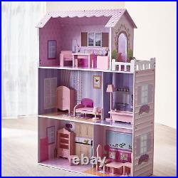 Olivia's Little World Dolls House Wooden Doll House & 13 Accessories Furniture
