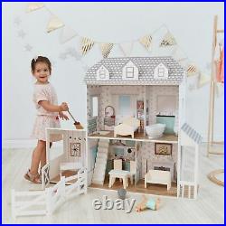 Olivia's Little World Dolls House Wooden Doll House with 14 Accessories TD-12901A