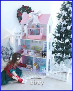Our largest wooden doll-house XXL up to 123 cm LED backlight Our largest wooden doll-house XXL up to 123 cm LED backlight