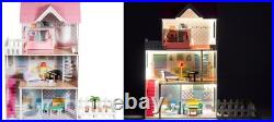 Our largest wooden doll-house XXL up to 123 cm LED backlight Our largest wooden doll-house XXL up to 123 cm LED backlight