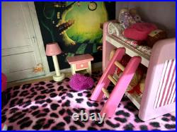 PINTOY complete wooden dolls house furnished decorated bespoke Christmas VGC