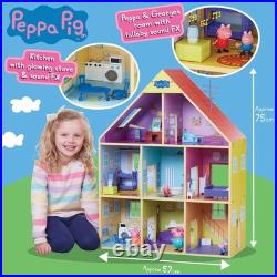 Peppa Pig Wooden Doll House NEW Peppa Pig Wooden Doll House NEW