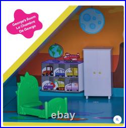 Peppa Pig and Baby Evie Wooden Play House Christmas Gift Doll Home Playset Toys