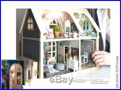 Personalized dollhouse + furniture, handmade, wooden dollhouse, made to order