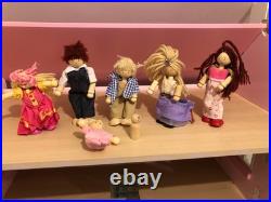 Pink and white Le Toy Van Wooden Dolls House original early 2000s Sophie's House