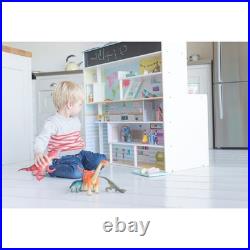Plum Play Unisex Peppermint Townhouse 2 In 1 Wooden Kitchen And Dolls House Plum Play Unisex Peppermint Townhouse 2 In 1 Wooden Kitchen And Dolls House