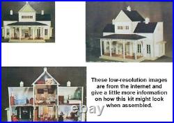 Prairie Manor wooden dolls house kit by Woodline Products UNUSED