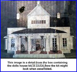 Prairie Manor wooden dolls house kit by Woodline Products UNUSED